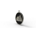 Traditional Shape 10KT White Gold Pendant